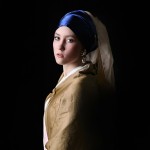Vorlage: Vermeer, "Das Mädchen mit dem Perlenohrgehänge"