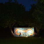 Akki, Lichtkunst im Park