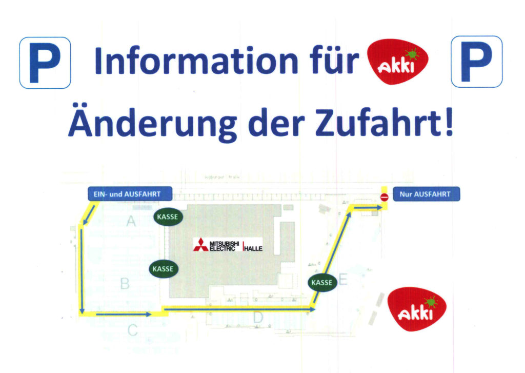 Grafik Informationen Parkplatz Zufahrt