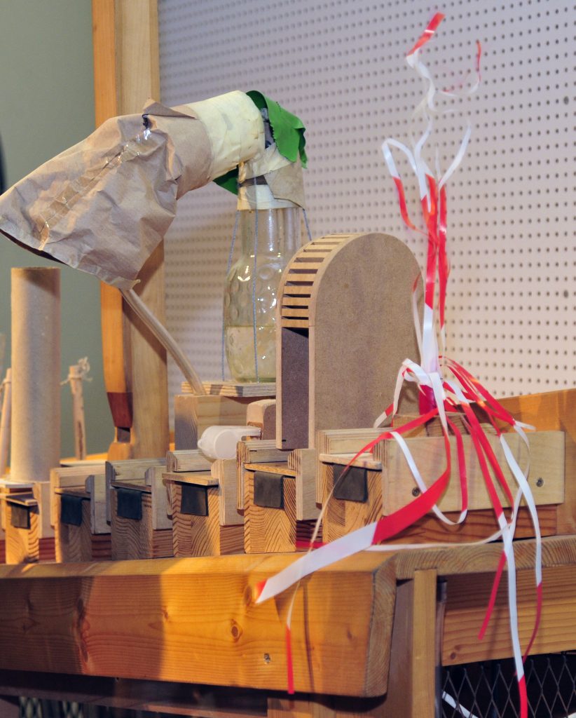 Objekt der "Luffft"-Ausstellung: Luftorgel